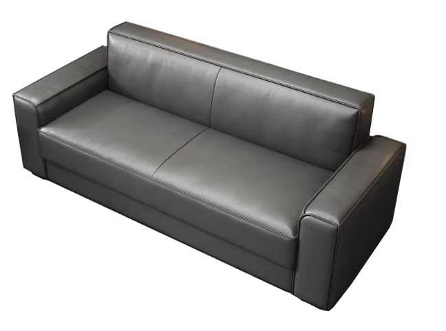 皮艺沙发 DLSF01 2000*800*800 黑色